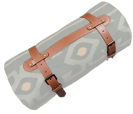 Manta de picnic Correa de transporte | Manta de picnic Correa de cuero - Soporte de fieltro de cuero, tapete de viaje de camping ajustable para camping, festivales, picnics