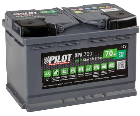 Pilot XPA500 Batteria 12V - Pilot Start-Stop AGM - 50 Ah - 560 A - L1