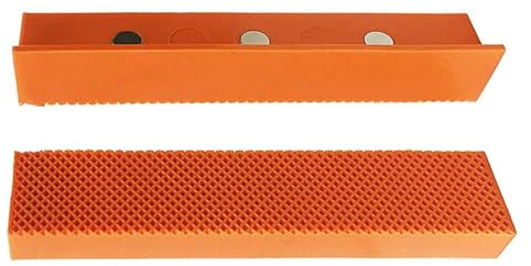 Protective Vise Jaw Strips for Mechanical Processing and Repair Setting to Scratches Indents 2pcs Workbench Protections