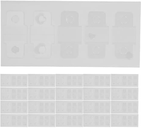 FIXOSHEE Etichette Rinforzo per Fori Trasparenti Adesive 50 Fogli per Raccoglitori a Fogli Mobili Protezione Rinforzo Pagine per Scrapbooking Uso Ufficio e Scuola