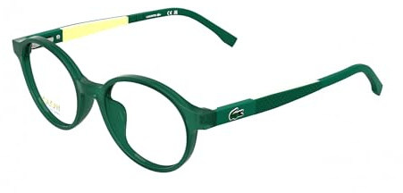 Lacoste L3668 315 transparent grön lumi 44/16/130 barn glasögonram