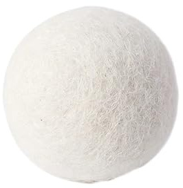 6pcs Wool Dryer Balls Reusable Fleece Laundry Ball Home Washing Softener Anti-Static Sticky Hair for Washing(3cm)