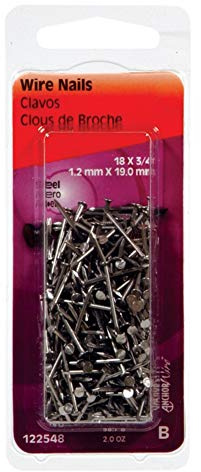 Bright Wire Nails, 3/4-In. x 18, 2-oz.