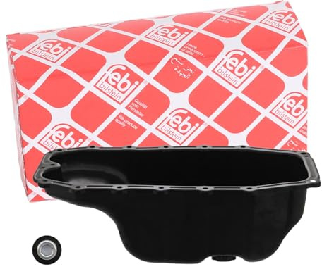 febi bilstein 44880 Ölwanne mit Ölablassschraube und Dichtring, 1 Stück | Kompatibel mit: ALFA ROMEO MITO, CITROËN NEMO Großraumlimousine, NEMO Kasten/Großraumlimousine, FIAT 500, 500 C, 500L