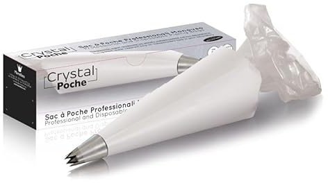 Martellato 50 Piezas Desechables Manga pastelera, 65 cm, Color Naranja