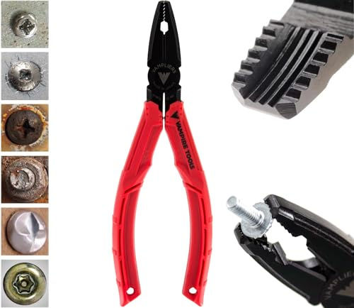 VAMPLIERS 6.25 Stripped Screw Extractor Pliers Black Oxide Coating BRUTE™