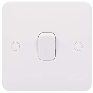 Schneider Electric Lisse 1-Gang 2-Way 10AX Intermediate Switch, White