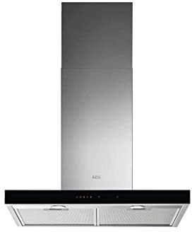 AEG 70cm Slimline Chimney Cooker Hood with Hob2Hood - Stainless Steel