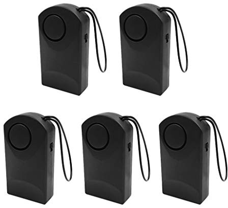 MagiDeal 5X Door Window Sensors Home Alarm System Door Handle Knob Hanging Alarm Intruder Alarm Entry