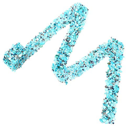 EXCEART Back Glue Mesh Drill Chain Rhinestone Ribbon for DIY Supply Handmade Craft Sewing Beads Applique Chain