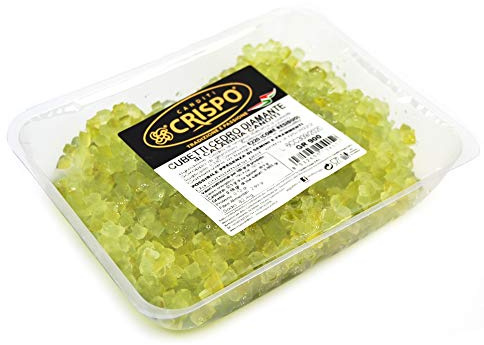 GR 900 CUBETTI Cedro Diamante di Calabria CANDITI Ideali per LA Decorazione E Realizzazione di Dolci, CASSATE, Gelati, PANETTONI Classici