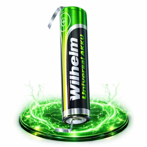 Wilhelm AAA Akku mit Lötfahne U-Form Mikro Universal 1,2 V HR03 – 1 Stück