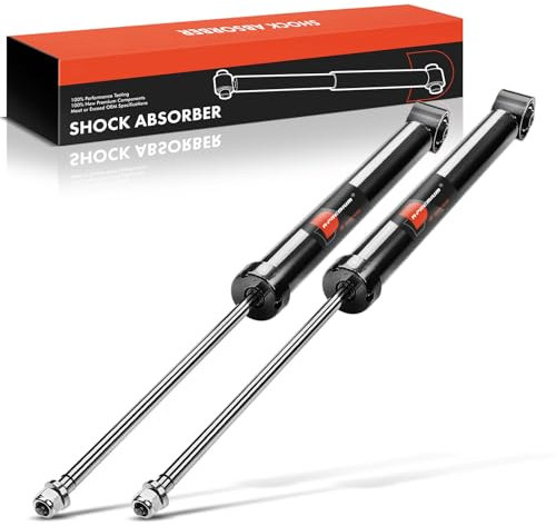Frankberg 2x Amortisseur à gaz Arrière Gauche Droite 640mm Pression de gaz Compatible avec Golf IV 1J1 Polo 6C1 6R1 Fabia II 542 Polo 9A 9N Remplacer# 23890,556268