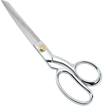 Nähschere, professionelle Schere für Stoff, Schneiderschere aus Stahl, Schere mit weichem Griff zum Schneiden von Stoffen, (26 cm, 888)
