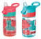 Nuby Incredible Gulp – Becher für Kinder | Auslaufsicher | Tragegriff | 360ml | Erdbeer-Muster | Ab 18 Monaten | 2er-Pack