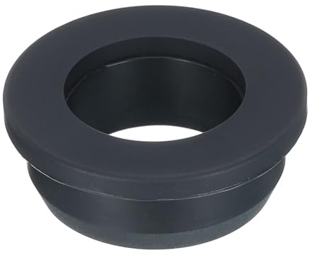 sourcing map T Type Rubber Grommet Mount Dia 36.3mm ID 25mm Seal Protection Flexible Hole Plugs for Cable Pipe Black