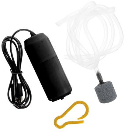 BCOATH 1satz Usb Aquarium Wasserpumpe Leise Mute Oxygen Pumpe Für Fischbecken Kompakte Und Tragbare Belüftungslösung Installieren Geeignet Für Aquarien Und Teichanlagen