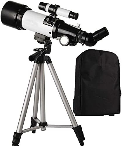 CRBUDY Professionelles Linsenteleskop, Kaliber 50–100 mm, tragbares Reiseteleskop, Teleskope für Astronomie-Anfänger, Teleskop mit Stativ und Rucksack, geeignet für Reisen