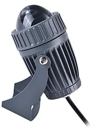 Projecteur À Faisceau Étroit Longue Portée - Projecteur Rotatif Extérieur Projecteur À Faisceau LED, Projecteurs LED 10W Projecteur À Faisceau Étroit 12/24V IP67 Lampe Murale Extérieure Étanche(Blue,A