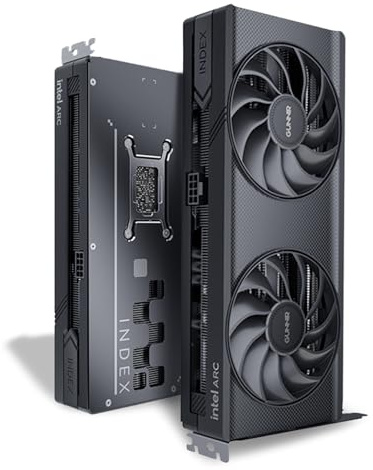 GUNNIR - Tarjeta gráfica Intel Arc B570 Photon 10GB GDDR6, 2670 MHz Boost (3x DP 2.1 + HDMI 2.1 | PCIe 4.0 x16) refrigeración de triple ventilador, listo para 4K/8K, competidor RTX 4060 (negro