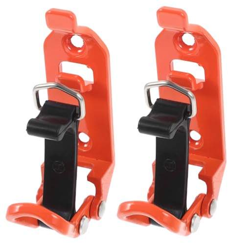 HOMSFOU 2pcs Metal Clamp Holder for Roof Rack Durable Wall Mount Clamps for Secure Tool Storage Trucks and Trailers Sturdy Zinc Alloy Construction for Equipment and Accessories
