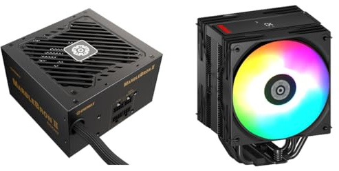 ENERMAX MARBLEBRON II 650 Watt modulares 3.1 ATX Gaming Netzteil 80PLUS Bronze & ETS-T41D-ARGB CPU Kühler Digitalstatusanzeige Bundle; EMB650-T41D-ARGB