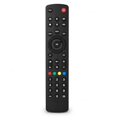 One For All Contour TV Universal Remote - Control of TV/Smart TV - Guaranteed to work with all manufacturer brands - Learning remote control - URC1210