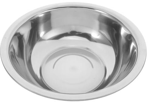 TOVINANNA Bassine Résistante la Rouille et Facile à Nettoyer en Acier Inoxydable Bain de Pied 32 Cm pour Soins Personnels à Domicile