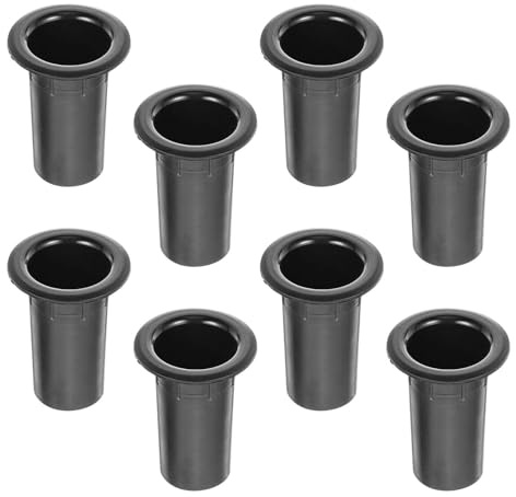 OFFIGAM Tubo Porta Altoparlante ABS Foro 40Mm Set 8 Pezzi per Subwoofer Bass Reflex Cassa Woofer per Altoparlanti Auto e Audio Domestico