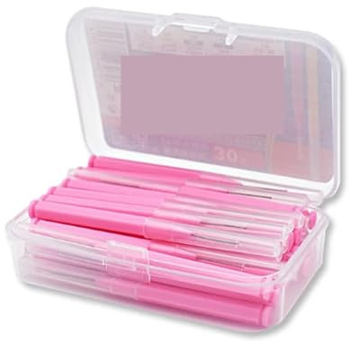 Interdentalborstar och tandtrådspinnar, Interdentalborste Flerfärgad 30 st(Pink)
