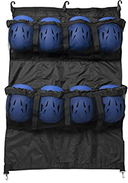 Champro Zaun-/Tragetasche, 8 Helme (schwarz)