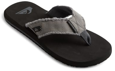 Quiksilver Herren Monkey Abyss Zehentrenner, Grau Grey Black Brown, 41 EU