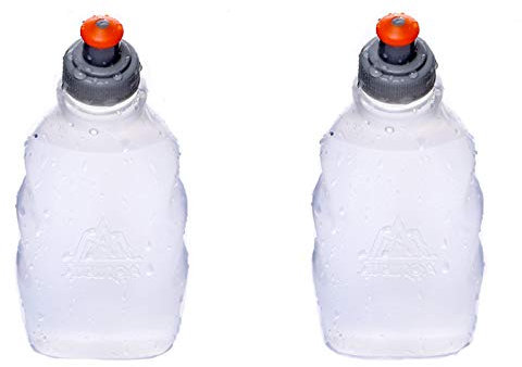 AONIJIE 2 PCS 170/250ML Borracce per Acqua per Sport All'aria Aperta, Ciclismo, Maratona, Corsa (250ML)