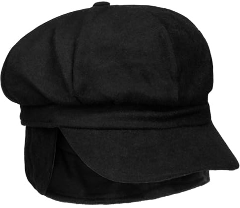 Lipodo Liseta Ballonmütze Schirmmütze Wide Fit Ohrenklappen Damen Herbst Winter