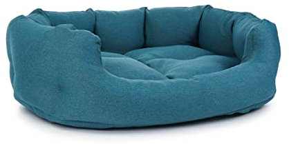Mypado Fancy Mono Hundebett auch orthopädisch L Standard Schaumstoff Türkis
