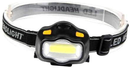 OSALADI 1stück Led Stirnlampe Leichte Und Kreative Kopflampe Für Outdoor-aktivitäten Einfache Handhabung Verstellbarer Kopfriemen Für Camping Wandern Und Reisen Schwarz