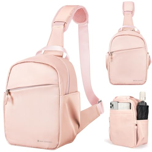 K&F CONCEPT Kameratasche, Kamera Sling Tasche Schultertasche Fotorucksack Klein, Wasserdichter Kamerarucksack, Verstellbarer Schultergurt Kamera Rucksack für DSLR/SLR Kamera Objektiv