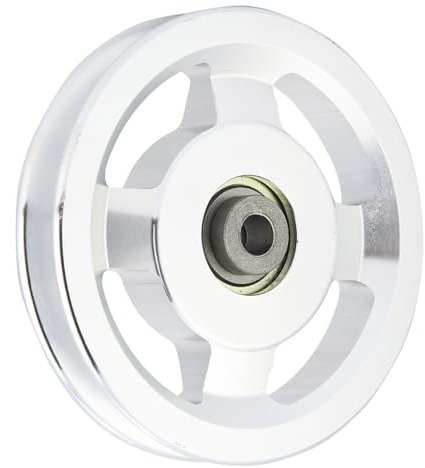 lvifloae Aluminium-Riemenscheibe, Fitnessstudio-Riemenrad, Fitness-Riemenscheibe aus Aluminiumlegierung, Heim-Fitness-Aufsätze, Übungs-Krafttrainingszubehör, 90 mm (115 mm Durchmesser)