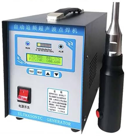 Macchina di plastica del saldatore, Saldatrice a ultrasuoni for plastica da 700 W Saldatrice a punti for plastica Attrezzatura for saldatura a ultrasuoni AC