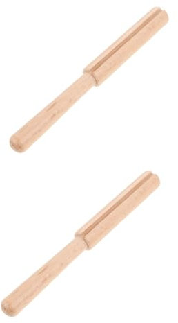 TEHAUX 3pcs Wooden Yarn Cutting Tool Embroidery Thread Cutter Yarn Cutter Stick Tool Rug for Craft Wool Stitch Picker Cutting Craft