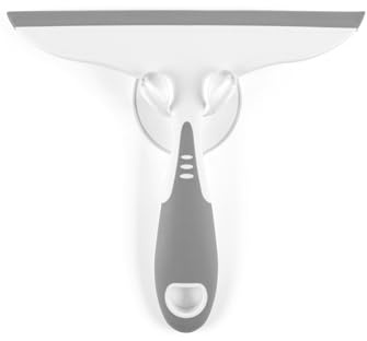 Beldray Anti-bac Shower Squeegee - Streak-Free Cleaning, For Windows, Shower Screens, Tiles & Mirrors, Suction Cup For Handy Storage, Durable Rubber Blade Edge, Removes Condensation & Soap Scum