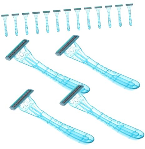 DEARMAMY 20pezzi Rasoio Usa e Getta in Acciaio Inossidabile Manuale Per Corpo e Gambe Adatto Per Donne e Uomini Per Viaggi e Uso Quotidiano