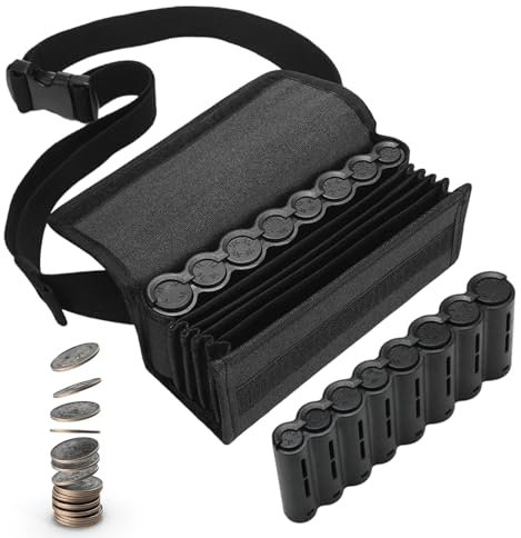 Münzausgabe Beutel - Mehrfachtaschen Münzsortierer Organizer - Robuster Hüftgurt Geldwechsler für Servicekräfte Kollegen Geschenkidee