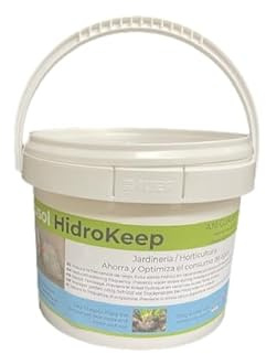 Neusol HidroKeep - Retenedor de Agua para Plantas y Jardines | Reduce Riegos y Estrés Hídrico en Épocas de Calor y Sequía | Cubo de 500g
