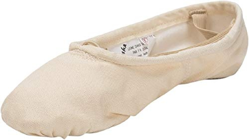 Sansha unisex-adult Pro 1 Canvas Ballet Slipper,Light Pink,15 M (13 M US Women's/11 M US Men's)