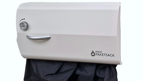 meinPAKETSACK - die sichere Paketstation für Zuhause mit wasserabweisendem Polyestergewebe, Paketbox für alle Paketdienste zur Annahme von Paketen - universelle Montage & platzsparend