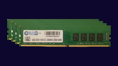 64GB (4X16GB) Memory RAM Compatible with MSI - B350 Gaming Plus, B350 Gaming PRO Carbon, B350 Krait Gaming, B350 PC Mate, B350M PRO-VDH Motherboards by CMS C120