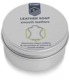 Storm Lederseife 100 ml - Schuh und Lederreinigung - Grundreinigung für Glattleder