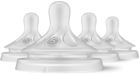 Philips AVENT Natural Response Baby Bottle Nipples Flow 5, 6M+, 4pk, SCY965/04