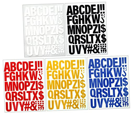 SEWOART 5stücke Buchstaben-patches Transferaufkleber Für Diy Basteln Kleidung Aufnäher Patches Für Kleidung Dekorative Buchstaben Applikationen